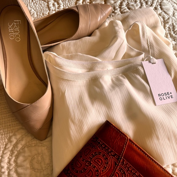 Franco Sarto Mocha Tan Flats - Picture 9 of 9